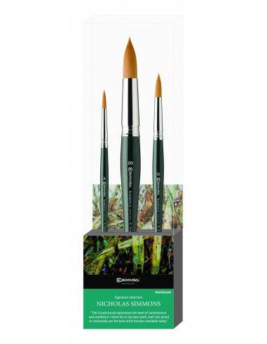 SET DE PINCELES Nº 1 - NICHOLAS SIMMONS (ENG) MARCA ESCODA