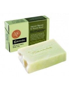 JABON PARA PINCELES 100% NATURAL REALIZADO EN ACEITE DE OLIVA. 100grs. ESCODA