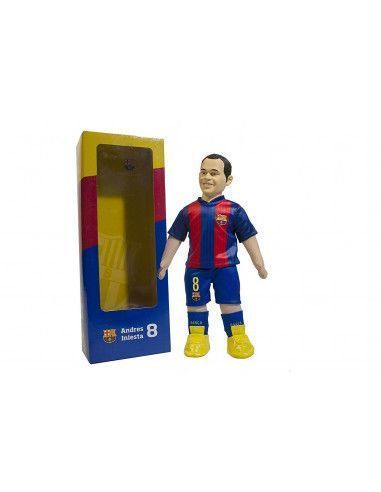 MUÑECO BLANDO DE ANDRÉS INIESTA CON UN TAMAÑO DE 44 CM REALIZADO EN TELA. GG TEAM