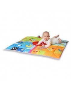 MANTA PARA BEBES ANDREU TOYS DE ACTIVIDADES PARA EL DESARROLLO DE SU MOTRICIDAD. TAMAÑO 100X100 CM