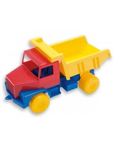 CAMIÓN REALIZADO EN PLÁSTICO CON UN TAMAÑO DE 28 CM DE LA MARCA ANDREU TOYS