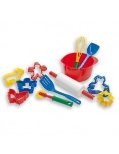 SET DE ARTÍCULOS DE COCINA DE JUGUETE REALIZADOS EN PLÁSTICO RESISTENTE DE LA MARCA ANDREU TOYS
