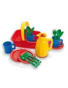 SET DE PICNIC DE LA MARCA ANDREU TOYS REALIZADO EN PLÁSTICO RESISTENTE