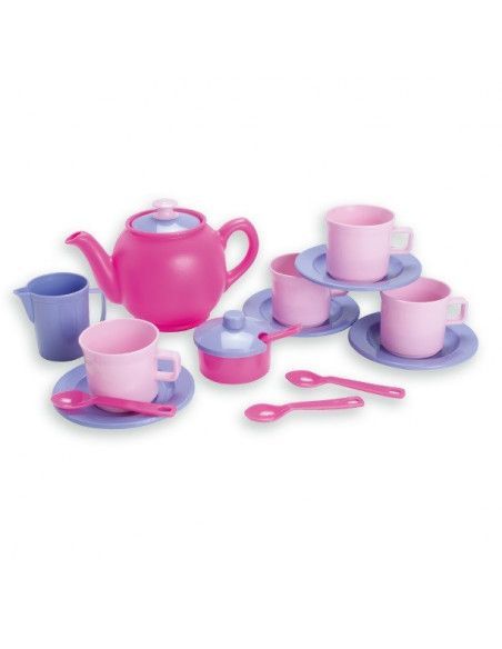 SET DE TÉ MODELO PRINCESA DE LA MARCA ANDREU TOYS. CONTIENE 17 PIEZAS DE PLASTICO RESISTENTE