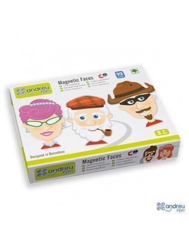 JUEGO DE ANDREU TOYS CREA CARAS MAGNETICAS. INCLUYE 93 PIEZAS