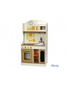 GRAN COCINA DE JUGUETE CON LUCES Y SONIDO DE LA MARCA ANDREU TOYS DE TAMAÑO 63X38X112 CM