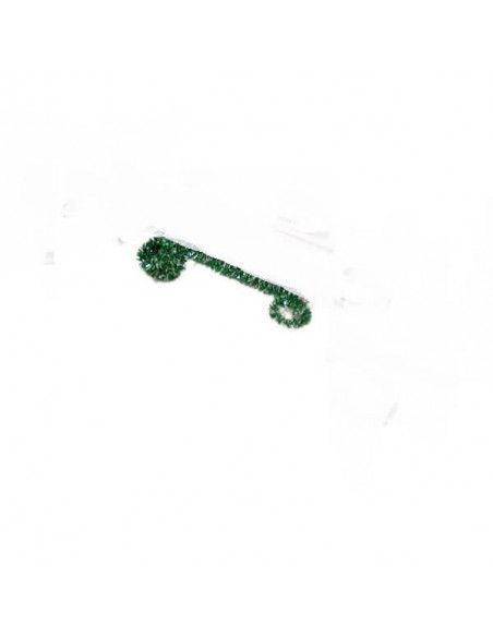 LIMPIAPIPAS BRILLANTES 50 UNIDADES VERDE / PLATA