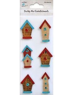 PEGATINAS PARA SCRAP BIRD HOUSE