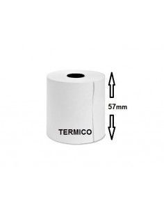 ROLLO TERMICO DE 57x30x12 MM. PARA REGISTRADORA