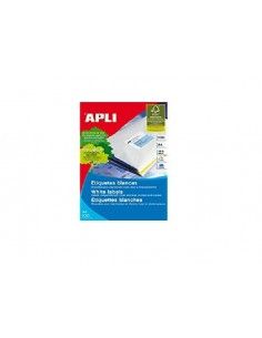 ETIQUETAS APLI LASER PACK DE 100 HOJAS A4 63.5x46.6mm 18ud/hoja