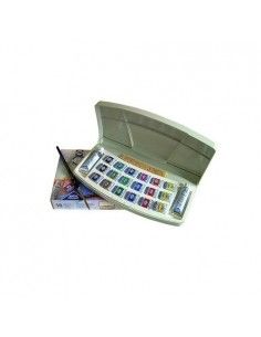 SET ACUARELA EN CAJA DE PLASTICO CON 18