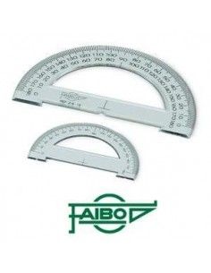 Semicírculo transportador de 15 cm escolar