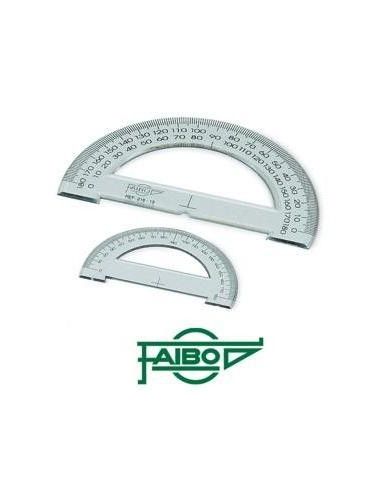 Semicírculo transportador de 15 cm escolar