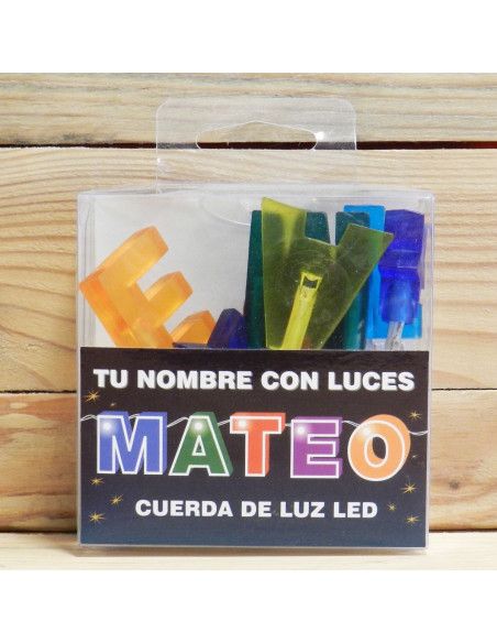 LETRAS LED "MATEO"