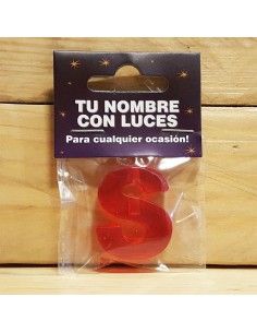 LED PARA DECORAR LETRA "S"