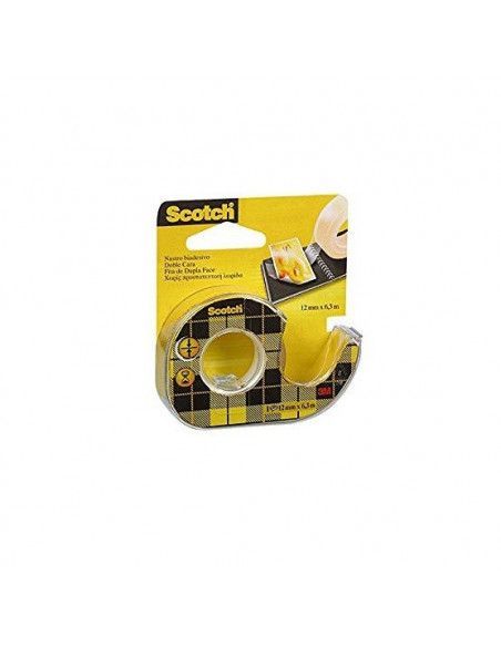 CINTA DOBLE CARA C/ PORTARROLLOS SCOTCH 6 m x 12 mm