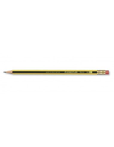 LAPICERO DE GRAFITO DE LA MARCA STAEDTLER MODELO TRADITION CON GOMA.GRADUACIÓN 2HB