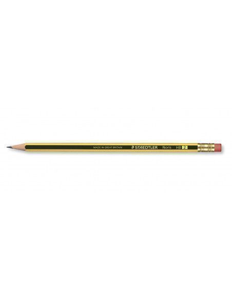 LAPICERO DE GRAFITO DE LA MARCA STAEDTLER MODELO TRADITION CON GOMA.GRADUACIÓN 2HB