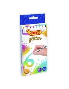 ROTULADORES GLITTER CAJA DE  8 UND JOVI
