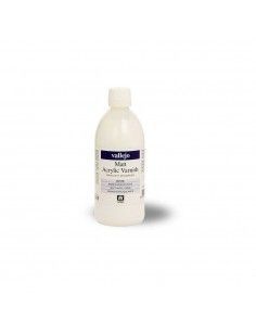 BARNIZ MATE PERMANENTE CON GRAN RESISTENCIA DE LA MARCA VALLEJO BOTE DE 500 ML