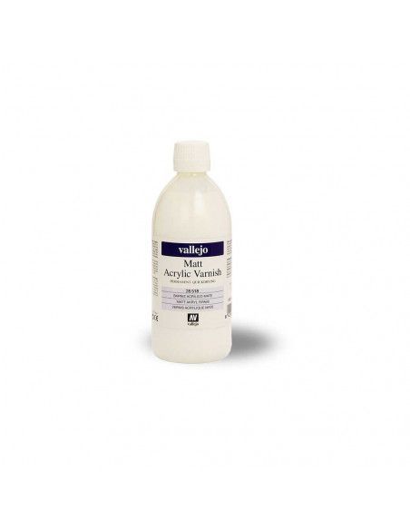 BARNIZ MATE PERMANENTE CON GRAN RESISTENCIA DE LA MARCA VALLEJO BOTE DE 500 ML