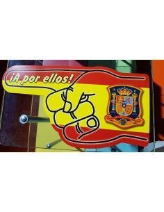 MANOS MANOPLAS  40X20 CM PARA ANIMAR EN ESTE MUNDIAL A LA SELECCION DE FUTBOL ESPAÑOLA TAMAÑO