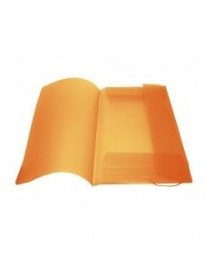 CARPETA CON GOMAS Y SOLAPAS EN FORMATO A4 OFFICE BOX COLOR NARANJA 2
