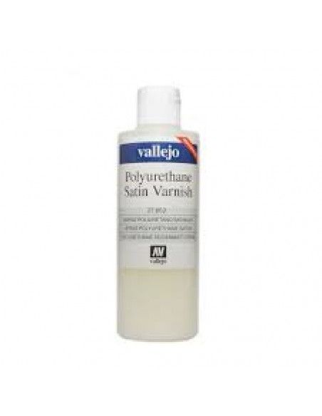 BARNIZ DE POLIURETANO SATINADO EN BOTE DE 200 ML DE LA MARCA VALLEJO FORMULADO CON UNA NUEVA RESINA