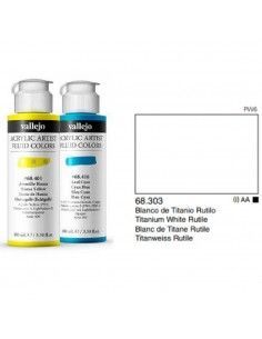 Bote Acrylic Rutilo 100 ml Vallejo vista frontal