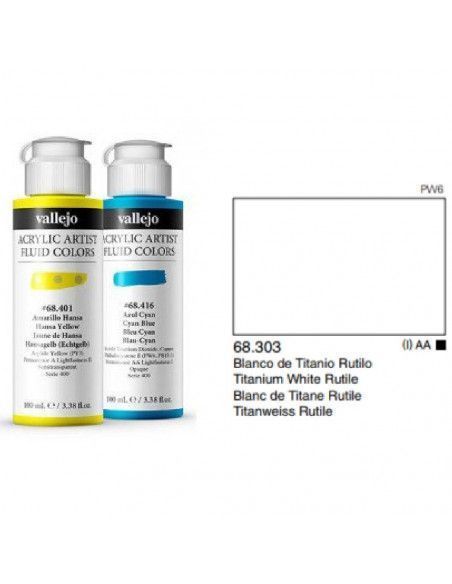 Bote Acrylic Rutilo 100 ml Vallejo vista frontal