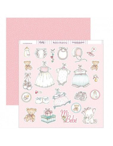Papel para scrap de 224 gramos "y por...