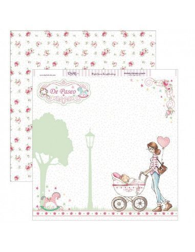 Papel para scrap de 224 gramos "y por...