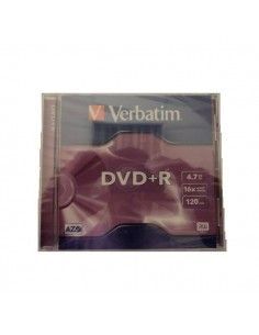 DVD VERBATIM +R 1 UND CON CAJA  7GB 120