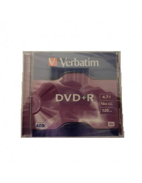 DVD VERBATIM +R 1 UND CON CAJA  7GB 120
