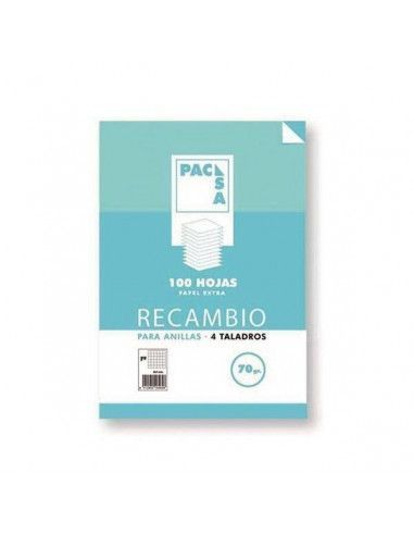 Recambio tamaño folio de 100 hojas...