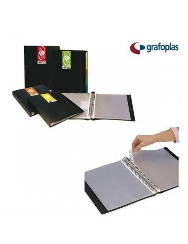 Carpeta con 20 fundas grafoplas en...
