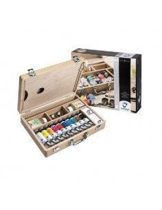 CAJA OLEO BASICO VAN GOGH CON 10 TUBOS DE 40 ML Y ACCESORIOS