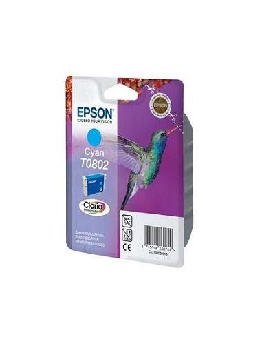 Cartucho original epson t0802 cyan...
