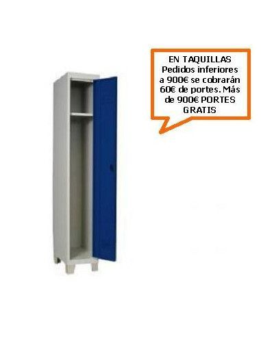 Taquilla - armario monoblock de 400mm.