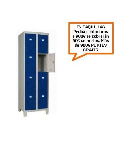 Taquilla - armario cuadruple...