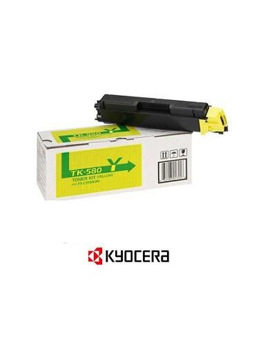 Toner laser original kyocera tk-580y...
