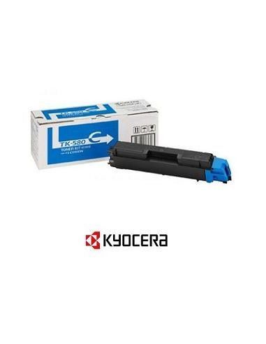 Toner laser original kyocera tk-580c...