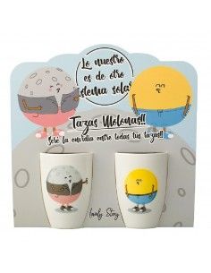 Taza doble de cerámica...