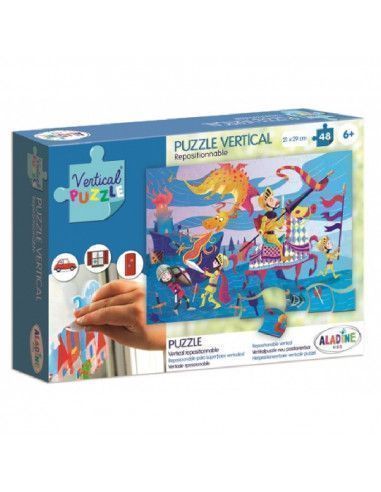 Puzzle vertical reposicionable de la...
