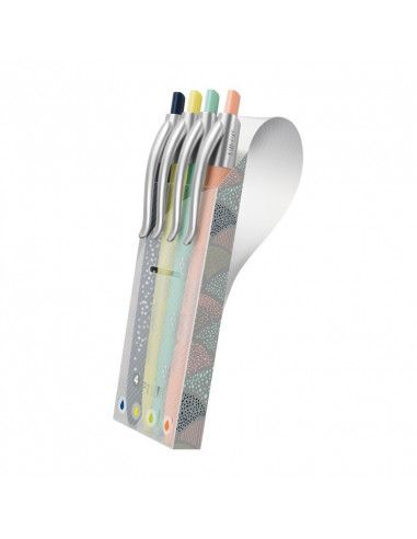 Estuche flexible con 4 boligrafos p1...