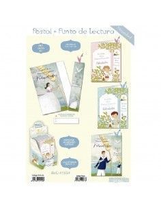 Postal + punto de lectura...