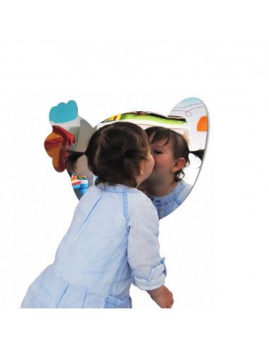ESPEJO INFANTIL DE PLASTICO CON FORMA...