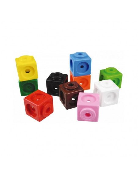 Set de cubos Mathlink con tarjetas de actividades