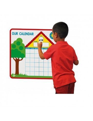 CALENDARIO MAGNETICO ESCOLAR 60 X 55...