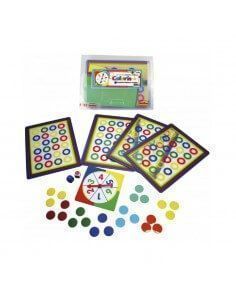 juego Colorín translúcido Henbea con cuentas de colores